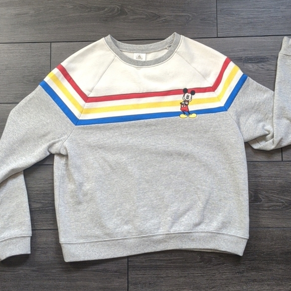 Disney Sweaters - GRAY MICKEY MOUSE SWEATSHIRT CREWNECK SIZE large & XL.